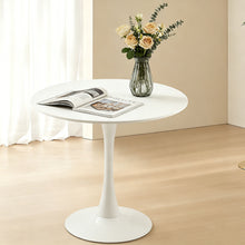 Load image into Gallery viewer, Round Dining Table With Tulip Style Base