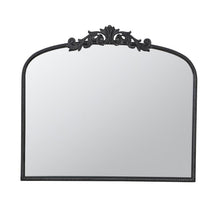 Load image into Gallery viewer, 31" Arch Iron Framed Accent Mirror - Black