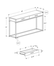 Load image into Gallery viewer, Accent Console Table For Entryway, Storage Drawers, Contemporary & Modern