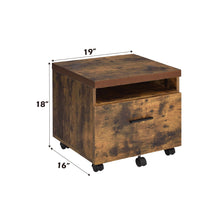 Load image into Gallery viewer, Bob - File Cabinet - Weathered Oak / Black