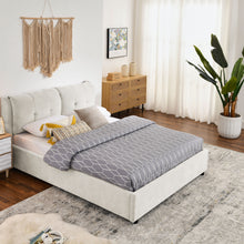 Load image into Gallery viewer, Storage Upholstered Hydraulic Platform Bed With Integrated Headboard