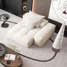 Load image into Gallery viewer, Modern Oversized Modular Sectional Sofa, Sparkling Fabric Soft Cushion Sofa With 2 Pillows