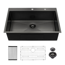 Load image into Gallery viewer, Topmount Kitchen Sink 16 Gauge, Single Bowl