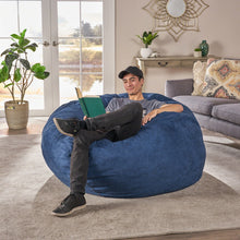 Load image into Gallery viewer, Comfortable High Density Shredded Foam Bean Bag Chair With Removable Cover
