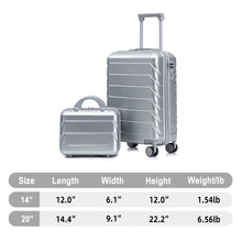 Load image into Gallery viewer, Spinner Luggage Set With Combination Lock