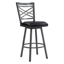Load image into Gallery viewer, 46" Iron Bar Height Bar Chair - Black