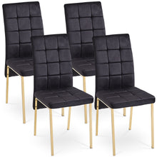 Load image into Gallery viewer, High Back Nordic Dining Chair Modern Chair With Color Legs
