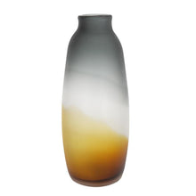 Load image into Gallery viewer, Ombre Table Vase - Charcoal / Orange