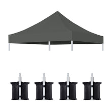 Load image into Gallery viewer, Canopy Replacement Top With 4 Pack W8 Bags, Pop Up Tent Cover Only, Frame Not Included