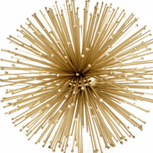 Load image into Gallery viewer, Urchin Decorative Orb Tabletop Sculpture - Gold