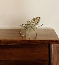 Load image into Gallery viewer, Butterfly Tabletop Sculpture - Gold / Butter