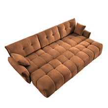 Load image into Gallery viewer, Sofa Set With Ottoman And Pillows, Textured, High Resilience Cushions