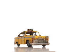 Load image into Gallery viewer, Hand Painted NYC Taxi Tabletop Sculpture - Yellow