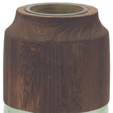 Load image into Gallery viewer, Cylindrical Table Vase With - Brown / Sage