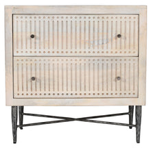 Load image into Gallery viewer, Two Drawer Nightstand - Brushed Ivory
