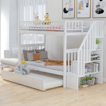 Load image into Gallery viewer, Bunk Bed With Staircase