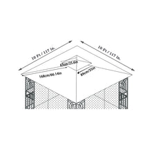 Load image into Gallery viewer, Patio Double Roof Gazebo Replacement Canopy Top Fabric