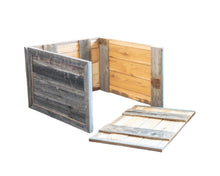 Load image into Gallery viewer, Weathered Plank Christmas Tree Collar (379881) - Natural / Gray