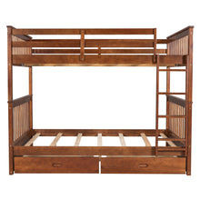 Load image into Gallery viewer, Bunk Bed With Ladders And 2 Storage Drawers