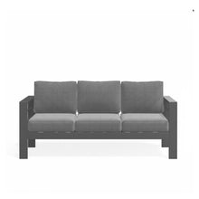 Load image into Gallery viewer, All Weather 3 Seat Patio Sofa With Thick Cushions - Gray / Gray