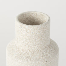 Load image into Gallery viewer, Block Cylinder Table Vase - Beige / White