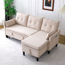 Load image into Gallery viewer, L-Shaped Reversible Chaise Sectional Sofa With Storage