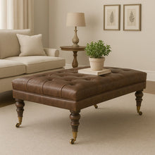 Load image into Gallery viewer, Buffalo - Ottoman With Castor Legs