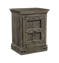 Load image into Gallery viewer, Solid Wood Nightstand - Distressed Brown