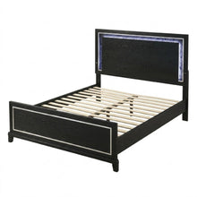 Load image into Gallery viewer, Modern Bed With Built In LED Light