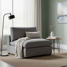 Load image into Gallery viewer, Cassandra - Armless Slipper Chair - Charcoal Gray