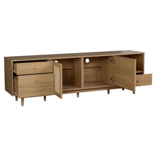 Load image into Gallery viewer, TV Stand With Doors - Natural