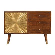 Load image into Gallery viewer, Manila - Sideboard, 3 Drawer - Chestnut