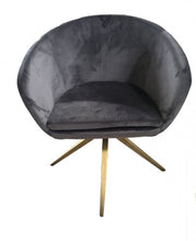 Load image into Gallery viewer, Velved Dining Chair - Gray