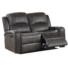 Load image into Gallery viewer, Manual Reclining Loveseat With Horizontal And Vertical Tufting