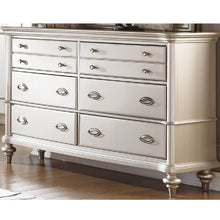Load image into Gallery viewer, Bedroom Dresser Only, Storage Drawers Furniture - Silver / Silver / Gray