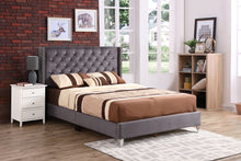 Load image into Gallery viewer, Upholstered Nailhead Trim Chic Bed