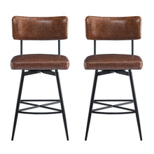 Load image into Gallery viewer, Retro Swivel Counter Stools (Set of 2)