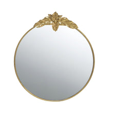Load image into Gallery viewer, Large Round Wall Mirror With Metal Frame, Circle Accent Mirror For Living Room Bedroom Entryway - Gold