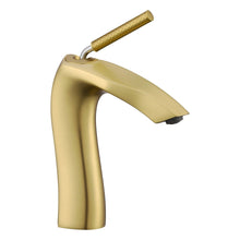 Load image into Gallery viewer, Contemporary Single Handle Lavatory Basin Sink Faucet Brass