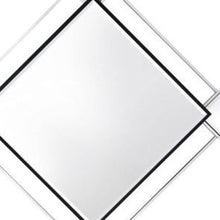 Load image into Gallery viewer, 45" Abstract Metal Framed Accent Mirror - Black / Gray