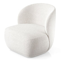 Load image into Gallery viewer, Boucle Mod Wingback Chair - White