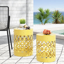 Load image into Gallery viewer, Outdoor Metal S/2 End Table
