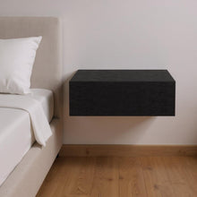 Load image into Gallery viewer, 5" Wood One Drawer Floating Nightstand - Black