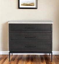 Load image into Gallery viewer, Updated Rustic Top Dresser - Dark / Light Marble