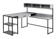 Load image into Gallery viewer, Computer Desk, Home Office, Corner, Storage Drawers, L Shape, Laptop, Contemporary & Modern