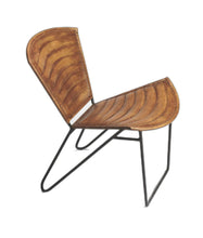 Load image into Gallery viewer, 28" Faux Leather Side Chair - Brown