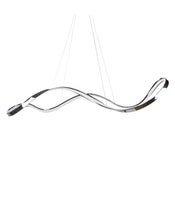 Load image into Gallery viewer, Unique Statement Metal LED Dimmable Chandelier - Silver