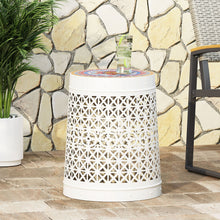 Load image into Gallery viewer, Cranbrook - Side Table With Tile Mosaic Top