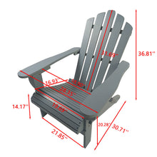 Load image into Gallery viewer, Outdoor Or Indoor Adirondack Chair - Walnut