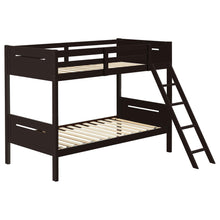 Load image into Gallery viewer, Bunk Bed With Built In Ladder, Safety Guardrails And Angled Access Step